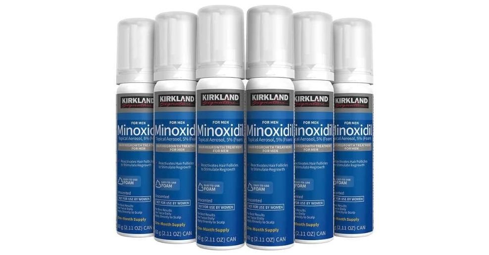 6 Minoxidil en Espuma Kirkland