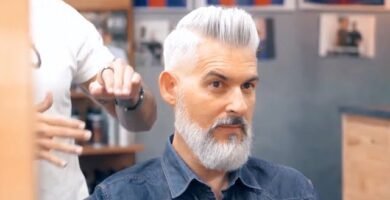 ¿Cómo llevar una barba con canas?