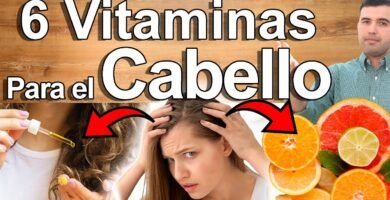 ¿Qué vitaminas falta cuando se cae el cabello?