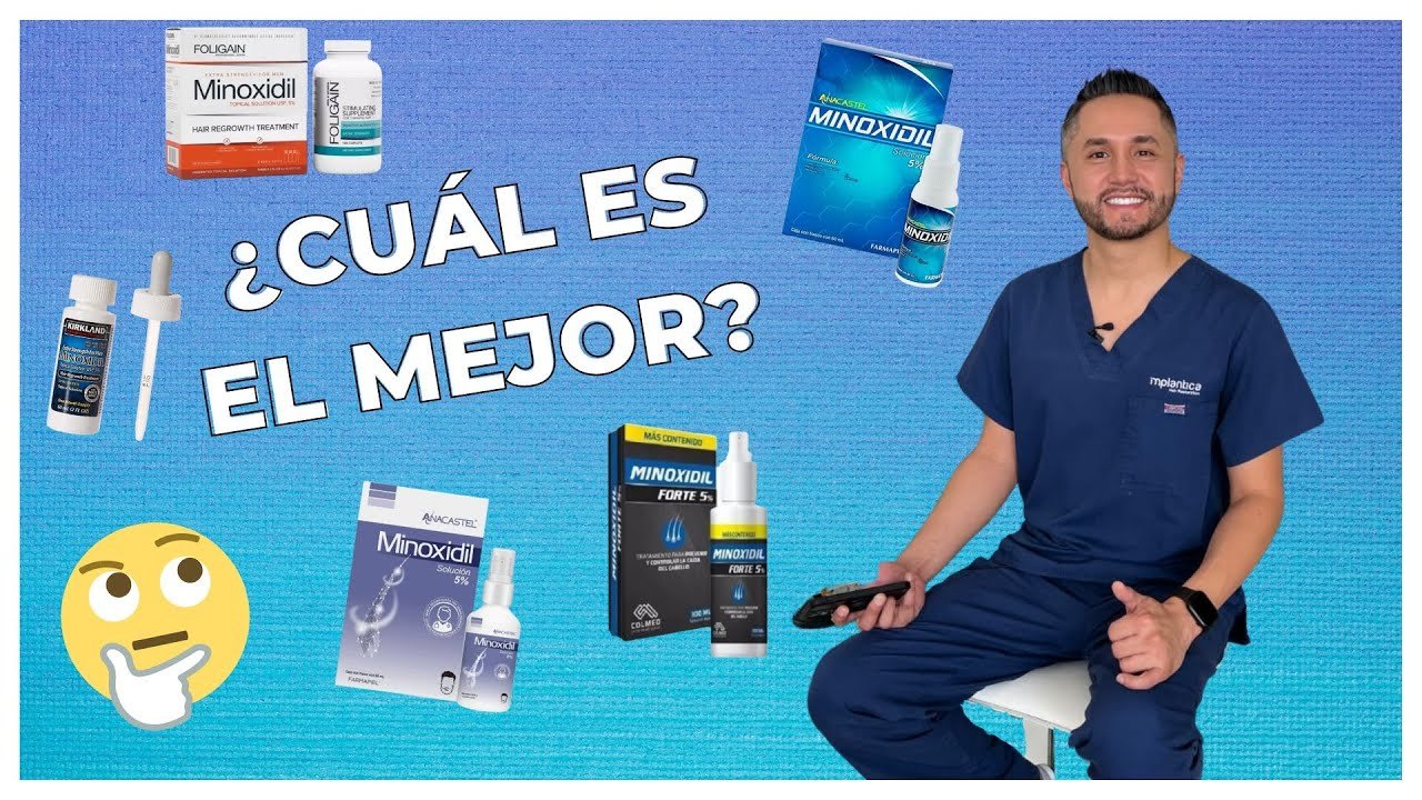Mejores marcas de minoxidil en el mercado