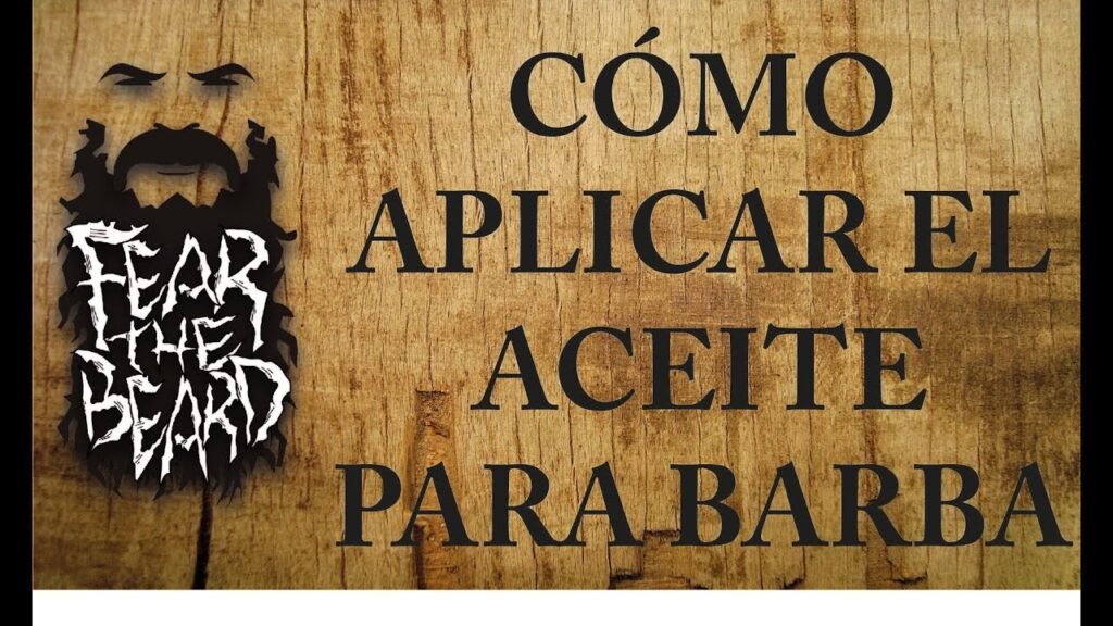 cómo usar aceite para barba correctamente
