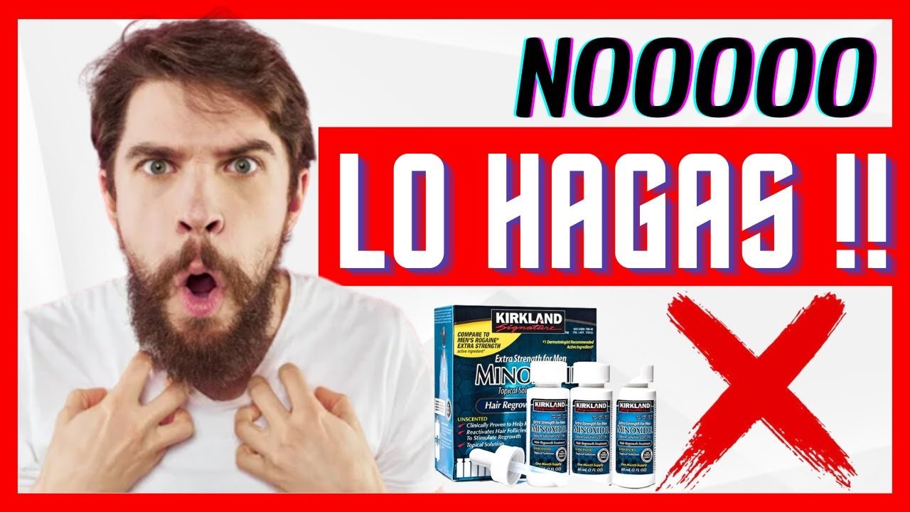Minoxidil para barba: resultados en cuánto tiempo consejos de uso