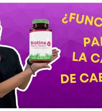 biotina caída de cabello en adultos mayores